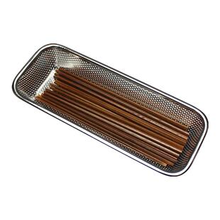 消毒柜筷子篮 304不锈钢筷子盒刀叉收纳盒洗碗机筷子盒收纳沥水篮