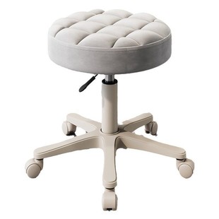 盲人按摩店滑行椅子美发美甲设计师化妆凳可升降吧台可移动圆凳子