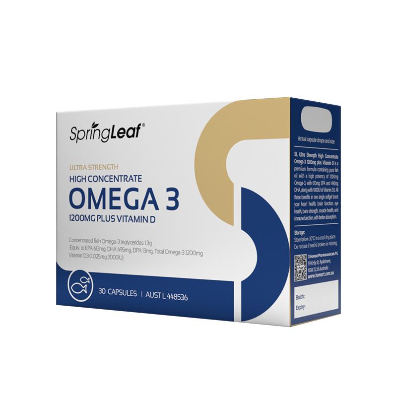 绿芙澳洲进口深海鱼油96%高纯浓度omega3成人dha软胶囊rTG保健品