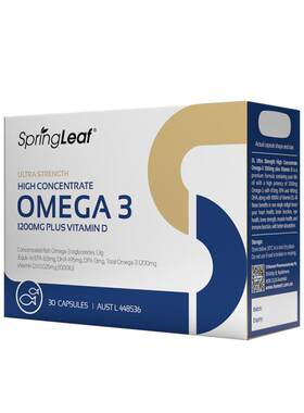 绿芙深海鱼油96%高纯浓度omega3