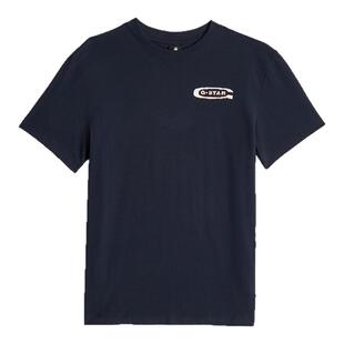 G-STAR RAW时尚男生流行夏季弹力短袖文字图案时尚美式T恤D26047