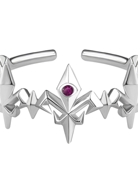 海盗船银饰北极星戒指