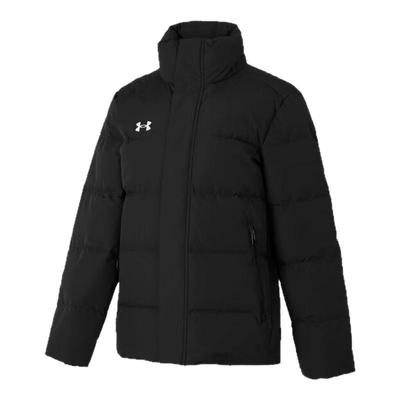 安德玛官方正品男士羽绒衣保暖短款连帽加厚运动羽绒服21600801