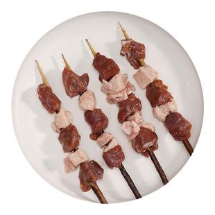 新疆红柳枝羊肉串羊肉风味肉串20支商用户外烧烤红柳羊肉串发顺丰