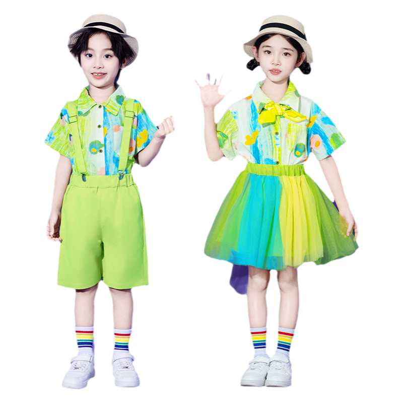 六一儿童演出服小学生啦啦队表演服装幼儿园舞蹈服合唱毕业照班服