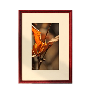 实木a4相框空框挂墙16展示框8k画框装裱4k拼图裱框a3框架蓝色20寸