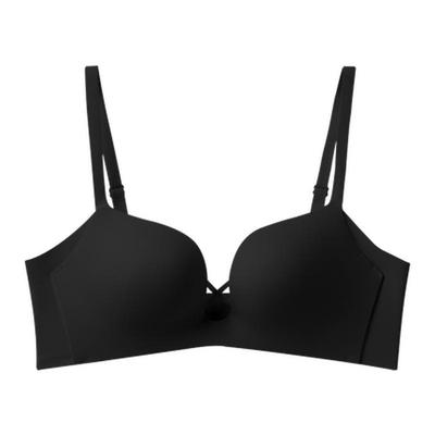 68内衣女秋冬新款无痕光面文胸罩上薄下厚聚拢小胸显大无钢圈