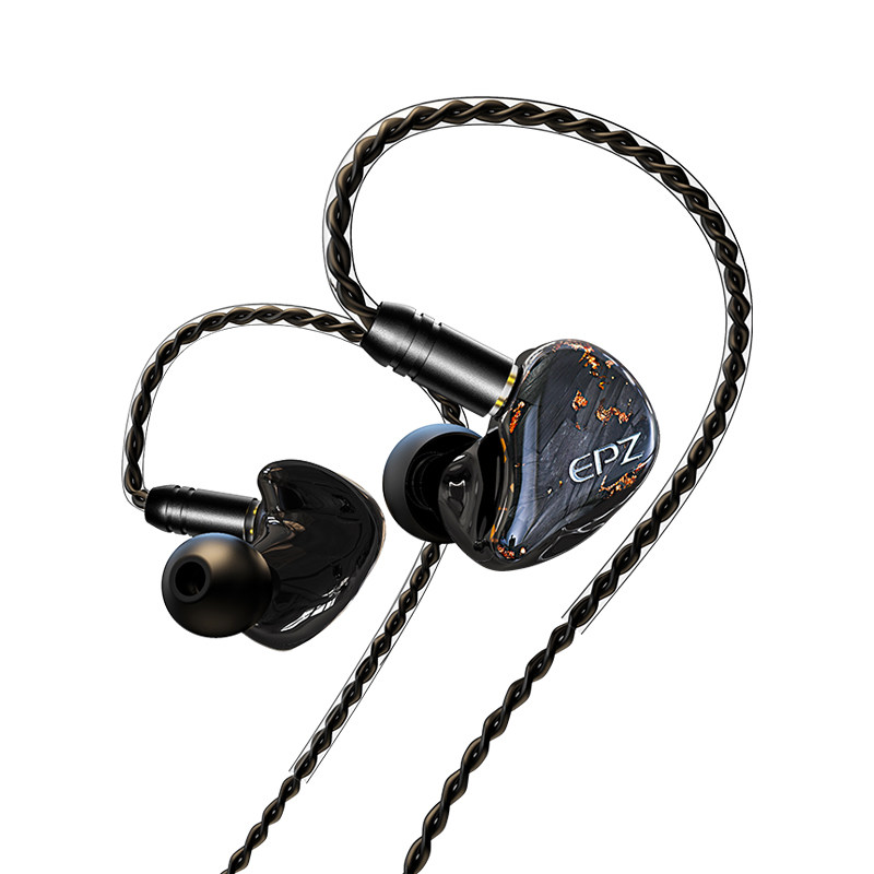 EPZ耳机有线Q1入耳式hifi耳返电脑游戏type-c圆孔接口监听直播