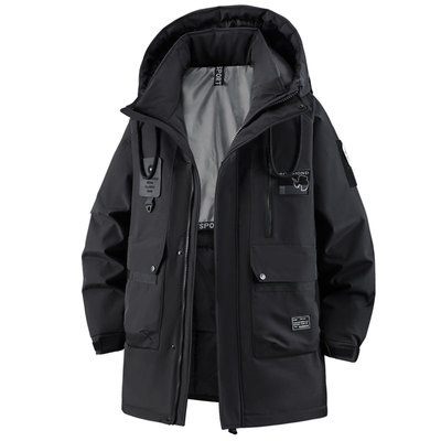 11XL户外大码三防棉衣加肥加大棉袄中长款高个子外套防风防水袄子