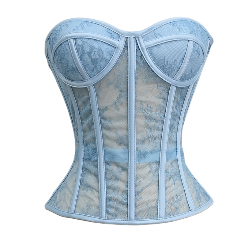 塑身衣corset蕾丝加厚杯夏季束腰