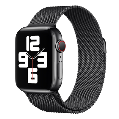 适用iwatch7表带米兰尼斯夏日金属磁吸替换带applewatch6/s5/s4/s3不锈钢表链苹果手表se腕带时尚运动配件