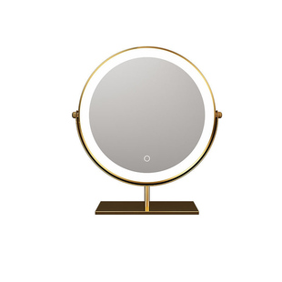 高清化妆镜智能大圆镜带led灯桌面台式梳妆镜补光灯梳妆台镜子