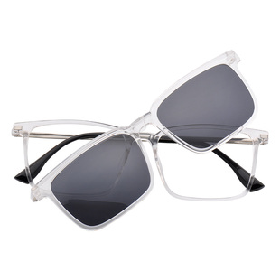 偏光磁吸套镜太阳镜男款可配有度数带近视眼镜专用开车夹片墨镜女