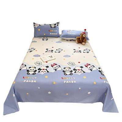 床单单件纯棉100全棉被单三件套