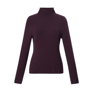 【无缝工艺】歌莉娅羊绒衫女秋冬2025新款高领打底毛衣1ESL5J850