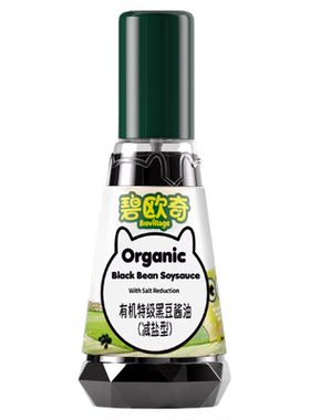 碧欧奇有机特级黑豆酱油减盐减钠