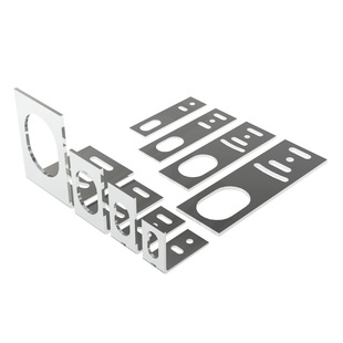 M8 M12 M18 M30金属安装支架90度L型接近开关光电传感器霍尔固定