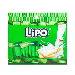 越南进口Lipo椰子味面包干300g椰蓉饼干早餐代餐网红休闲零食特产