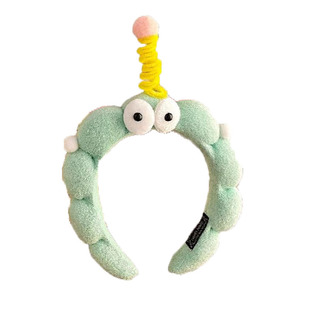 可爱毛绒卡通发箍女款2024新款洗脸化妆专用头箍秋冬搞怪发卡头饰