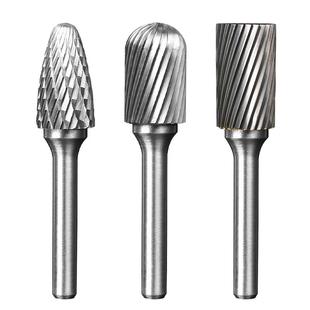 硬质合金旋转锉金属电磨头圆形小型打磨头电动旋转挫刀头钨钢铣刀