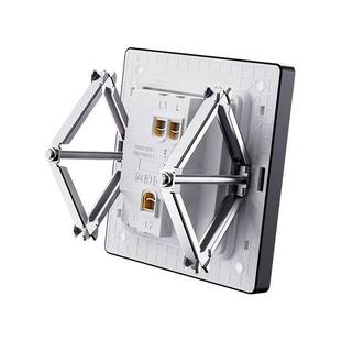 暗盒修复器86型底盒墙上开关接线盒插座通用螺丝撑安装金属膨胀