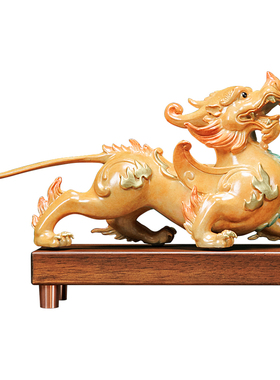 中式黄铜招财貔貅办公室开业礼品