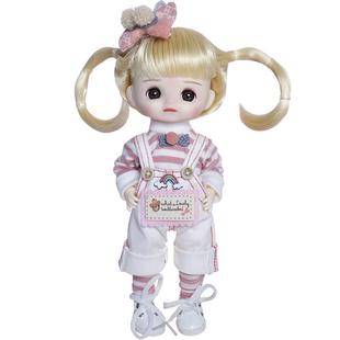 多丽丝娃娃萌豆豆玩具玩偶潮玩手办女孩十二星座bjd盲盒关节可动