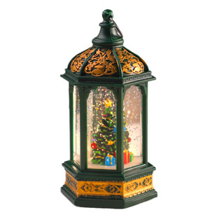 圣诞节装饰品圣诞树发光小夜灯桌面摆件创意礼物送情侣闺蜜水晶球