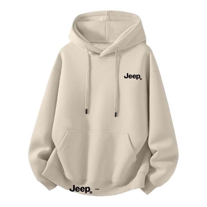 Jeep吉普连帽卫衣潮流秋冬季男士