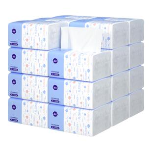 漫花400张抽纸30包整箱批餐巾纸家用实惠装卫生面巾纸抽纸巾