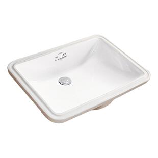 箭牌台下盆陶瓷嵌入式洗漱洗手池盆家用卫生间小尺寸浴室柜方形盆