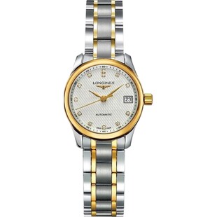 瑞士名表浪琴LONGINES名匠系列镶钻自动机械女表L2.128.5.77.7