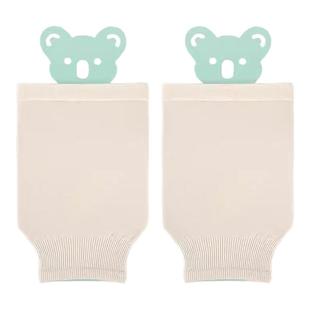 日本隐形袖套羽绒服专用白色手袖护套袖女冬季2024新款高级感办公