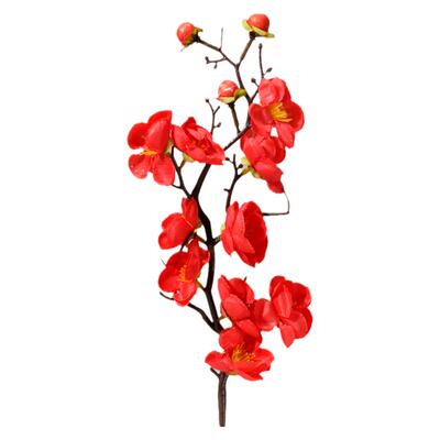 红花桃花寿星主题插件插牌摆件