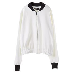 HAVVA棒球服外套女短款ins潮酷拼色夹克休闲上衣2025秋冬W39832