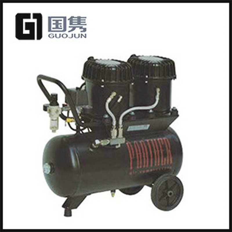 空压机 P100/50AL双缸空压机 低噪音微油空压机
