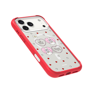 OyriuasX条带兔莉可联名 iPhone手机壳 心动讯号 磨砂磁吸可拆卸硅胶边框 触控按键全包手机保护套抗指纹