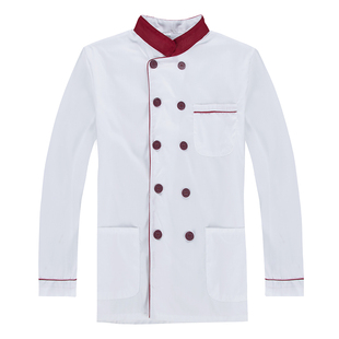 厨师服长袖短袖春秋夏装男女工作服酒店餐厅饭店学校食堂套装透气