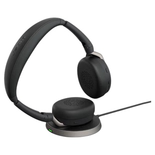 Jabra捷波朗Evolve2 65 电脑办公会议通话话务员客服电销专用耳麦在线教育头戴折叠蓝牙降噪耳机