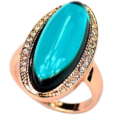 大气镀金复古风创意奢华装饰戒指