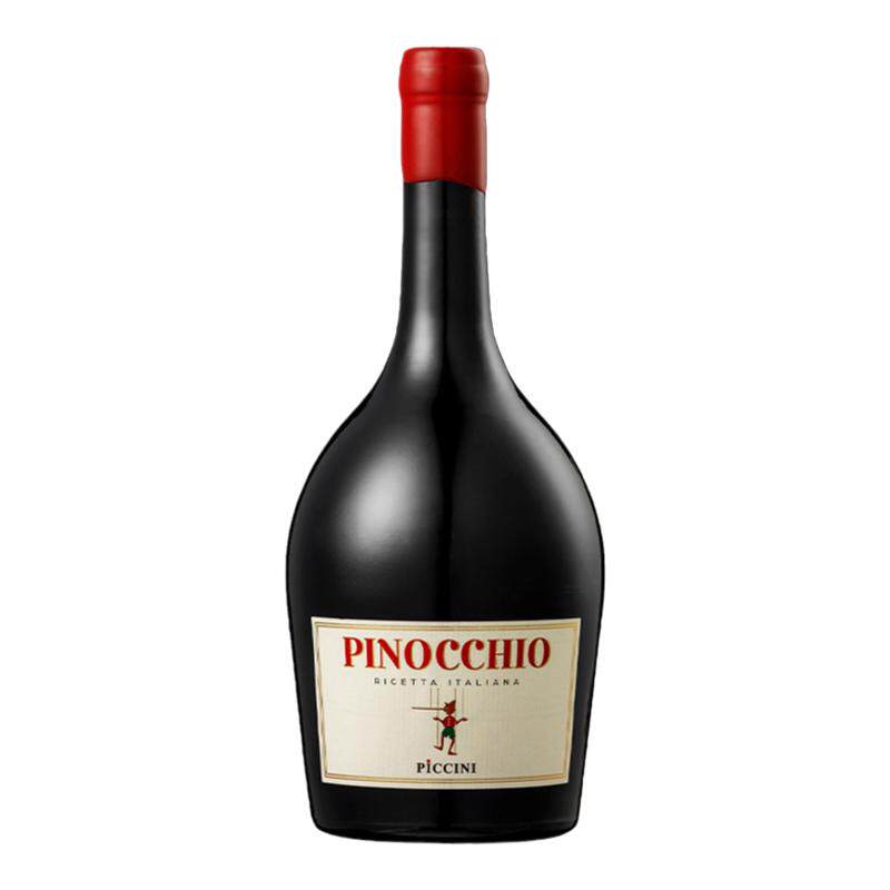 匹诺曹红酒 意大利进口pinocchio彼奇尼奇遇半甜红葡萄酒