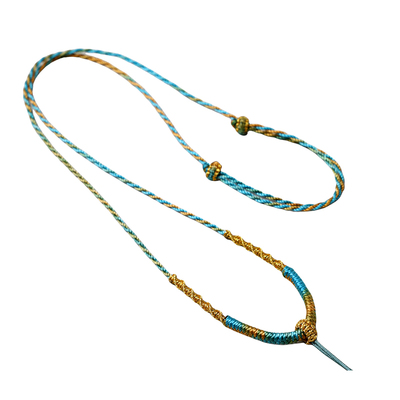 佛牌链子唐卡吊坠挂绳手工精编绳