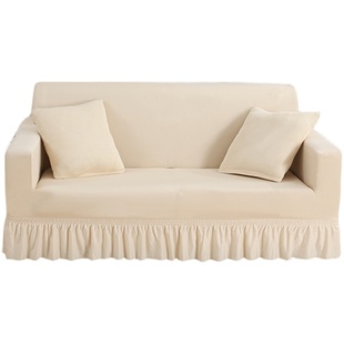 通用全包万能沙发罩全盖三人布艺沙发套真皮办公室沙发布简约现代