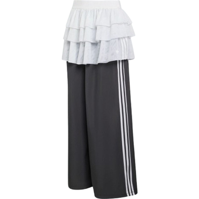 adidas阿迪达斯三叶草女子三条纹宽松阔腿裤休闲长裤KS1431
