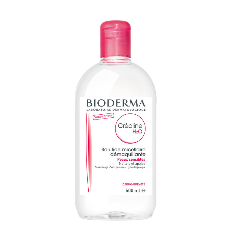 法版Bioderma贝德玛舒妍洁肤卸妆水500ml大粉水温和卸妆新包装