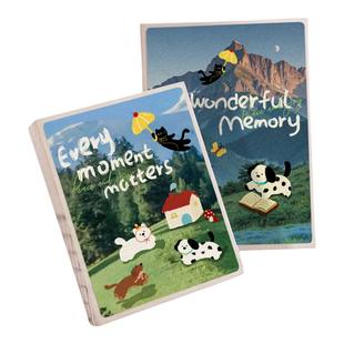 家庭影集相册本大容量纪念册四寸插页相簿拍立得照片收纳情侣4六7