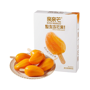 亲亲芒整支冻鲜芒果肉冰淇淋