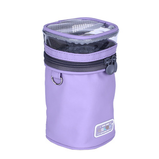 尤斯隆墩墩桶笔袋USLON大容量防水可视顶层笔袋学生可直立式笔筒