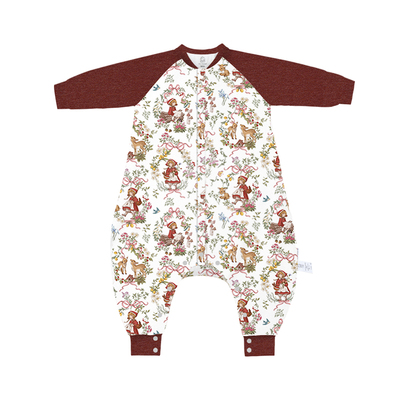 721星球新年限定系列儿童睡袋竹棉纱布夹棉分腿睡袋保暖防踢被