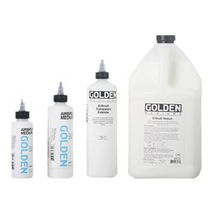 进口GOLDEN高登丙烯颜料喷枪媒介3535液体稀释剂透明增量剂3537